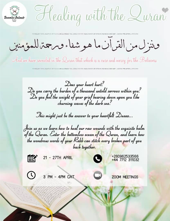 Healing with the Quraan